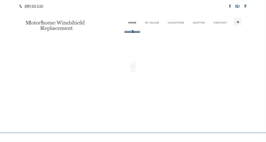 Desktop Screenshot of motorhomewindshieldreplacement.com